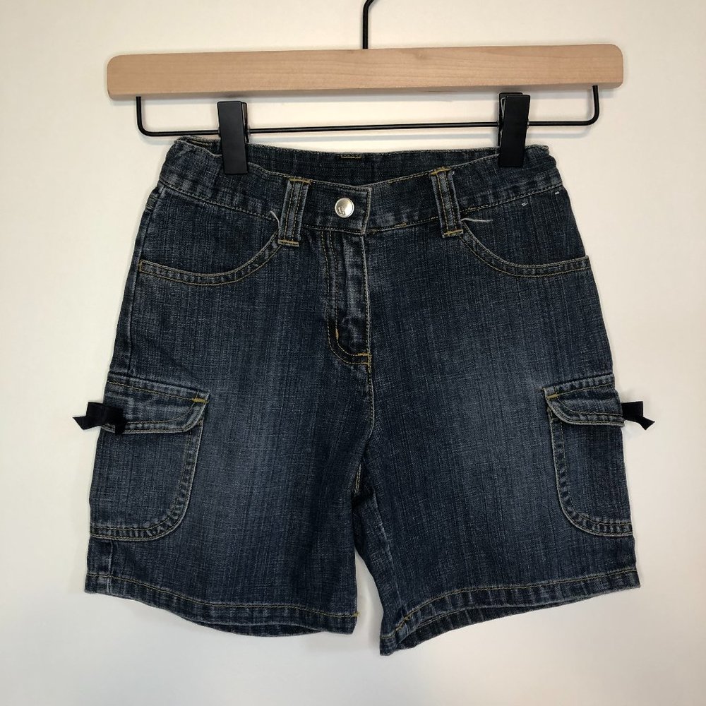 Gymboree Girls Size 6 Button Fly Denim Shorts